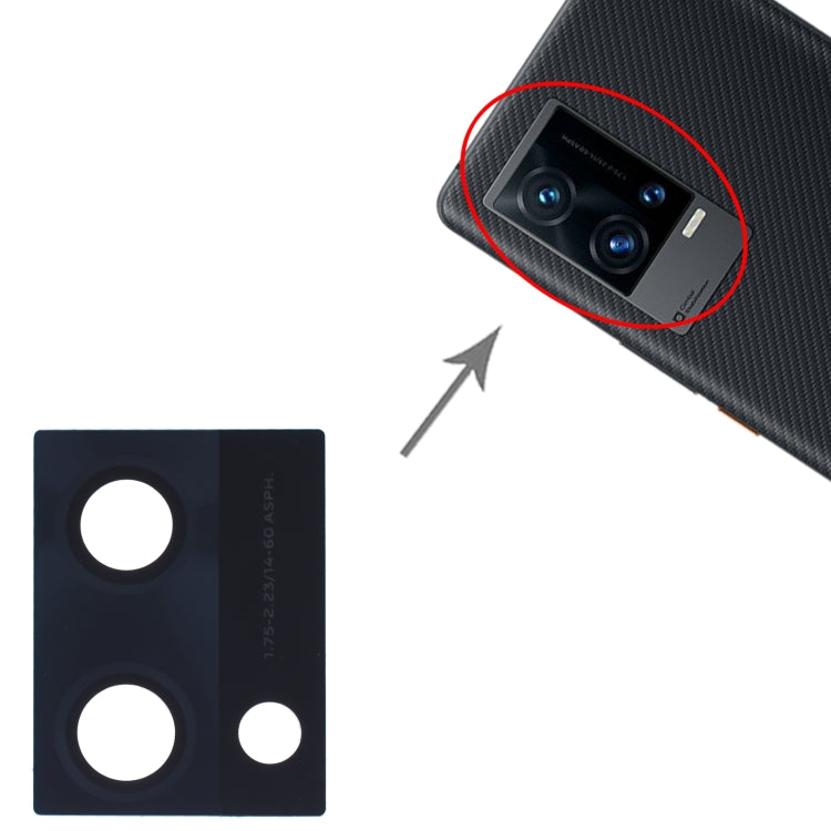 For Vivo iQOO 8 Pro 10pcs Back Camera Lens, For Vivo iQOO 8 Pro