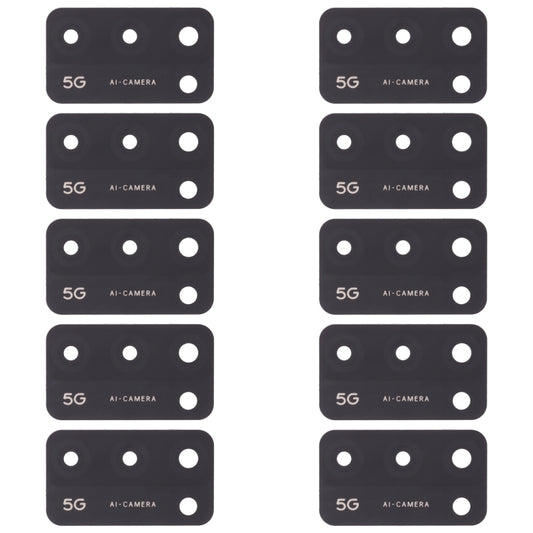 For OPPO A55 5G PEMM00, PEMM20, PEMT00, PEMT20 10pcs Back Camera Lens, For OPPO A55 5G