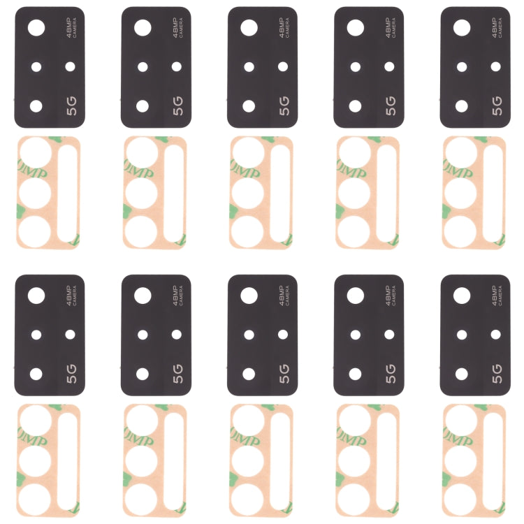 For OPPO A93s 5G PFGM00 10pcs Back Camera Lens, For OPPO A93s 5G