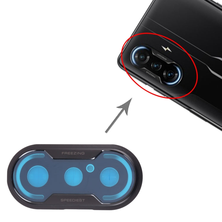 Back Camera Lens Frame for Xiaomi Redmi K40 Gaming / Poco F3 GT M2012K10C, M2104K10AC, For Xiaomi Redmi K40 Gaming/Poco F3 GT
