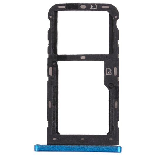 SIM Card Tray + SIM Card Tray / Micro SD Card Tray for ZTE Blade V10 Vita, For ZTE Blade V10 Vita, For ZTE Blade V10 Vita(Dark Green)