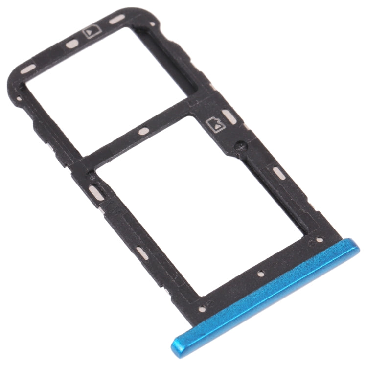 SIM Card Tray + SIM Card Tray / Micro SD Card Tray for ZTE Blade V10 Vita, For ZTE Blade V10 Vita, For ZTE Blade V10 Vita(Dark Green)