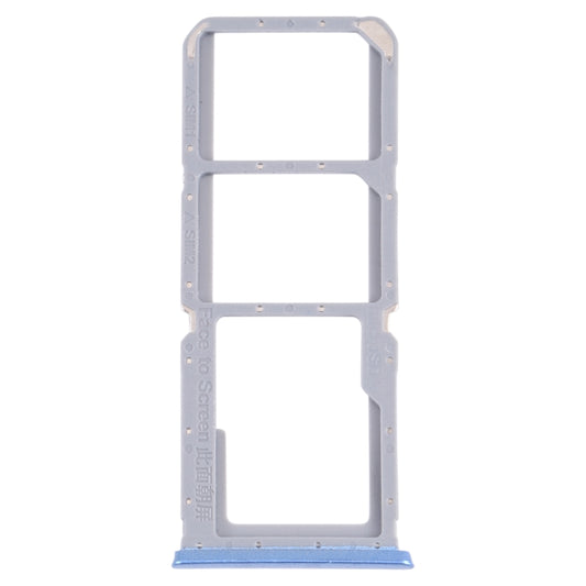 For OPPO A54S CPH2273  SIM Card Tray + SIM Card Tray + Micro SD Card Tray