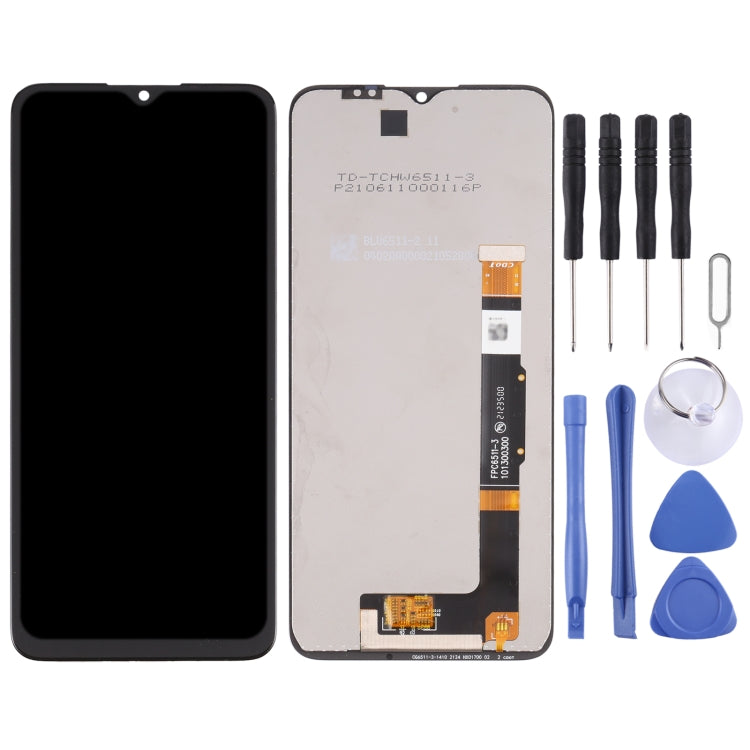 LCD Screen and Digitizer Full Assembly for TCL 20B, For TCL 20B (TFT)