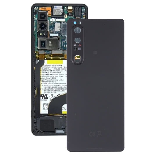 Original Battery Back Cover with Camera Lens Frame for Sony Xperia 1 III, For Sony Xperia 1 III, For Sony Xperia 1 III(Original)