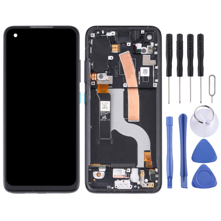 AMOLED Material LCD Screen and Digitizer Full Assembly with Frame for Asus Zenfone 8 ZS590KS