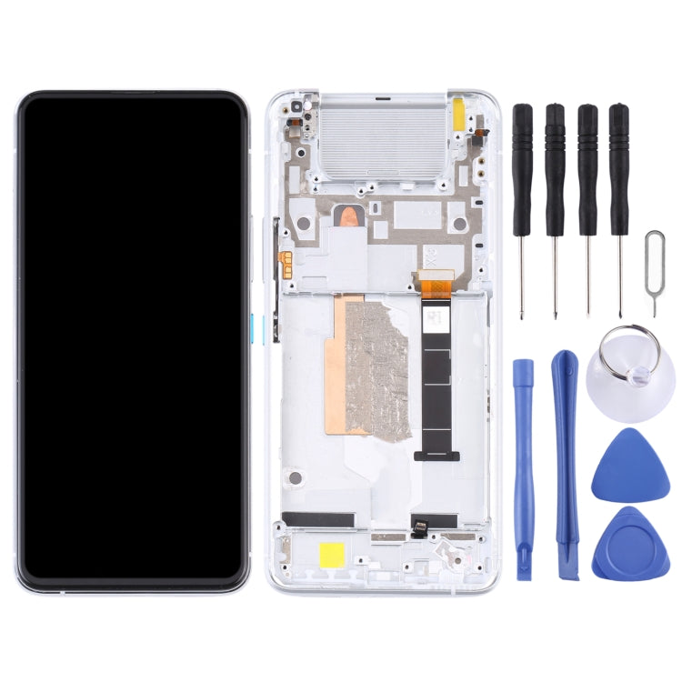 LCD Screen and Digitizer Full Assembly with Frame for Asus Zenfone 8 Flip ZS672KS, For Asus Zenfone 8 Flip
