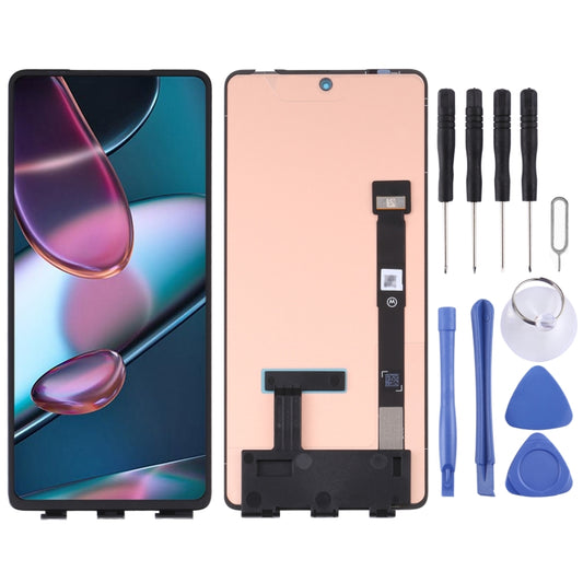 Original OLED Material  LCD Screen and Digitizer Full Assembly For Motorola Edge X30, For Motorola Edge X30(Original)