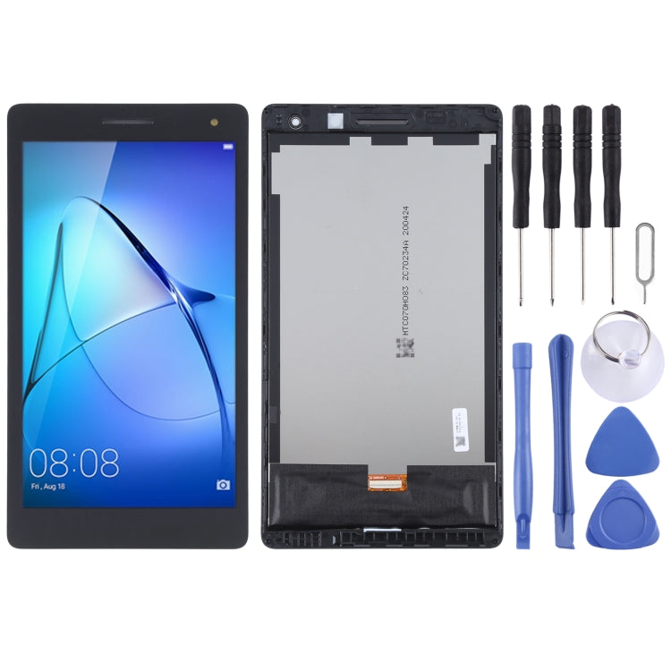 Original LCD Screen and Digitizer Full Assembly with Frame for Huawei MediaPad T3 7.0 3G BG2-U01, For Huawei MediaPad T3 7 3G