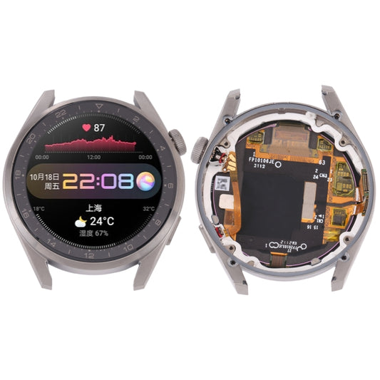 Original LCD Screen and Digitizer Full Assembly With Frame for Huawei Watch 3 Pro