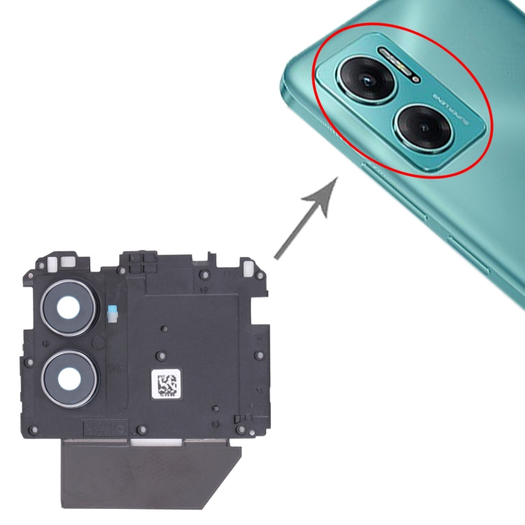 Back Camera Lens Frame for Xiaomi Redmi Note 11e, For Xiaomi Redmi Note 11e