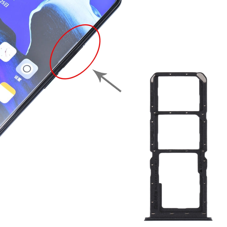 For OPPO Reno2 Z/Reno2 F  SIM Card Tray + SIM Card Tray + Micro SD card tray - BSPART