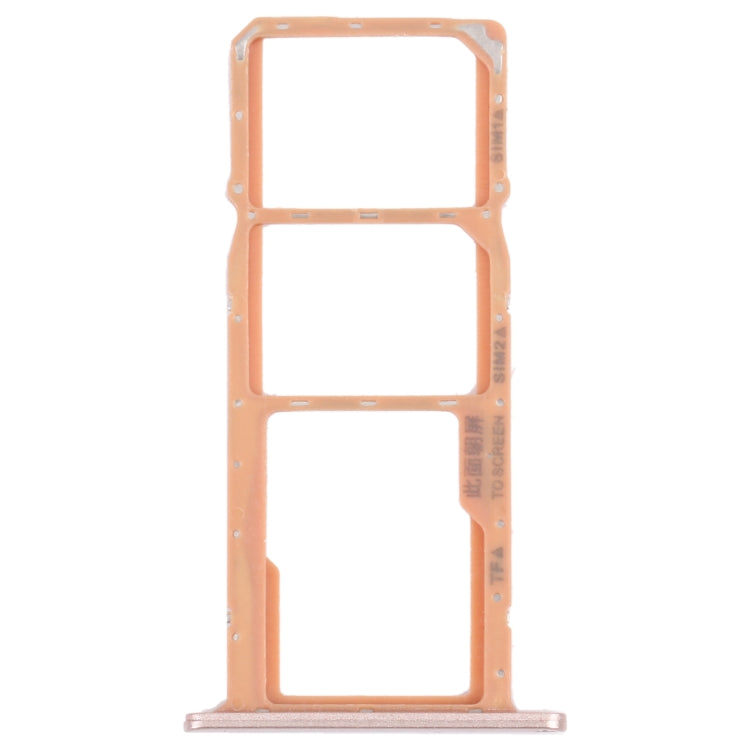 SIM Card Tray + SIM Card Tray + Micro SD Card Tray for Honor Play 8, For Honor Play 8(Brown), For Honor Play 8