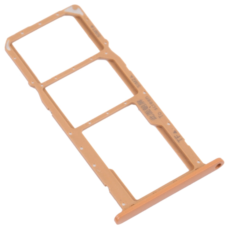 SIM Card Tray + SIM Card Tray + Micro SD Card Tray for Honor Play 8, For Honor Play 8(Brown), For Honor Play 8