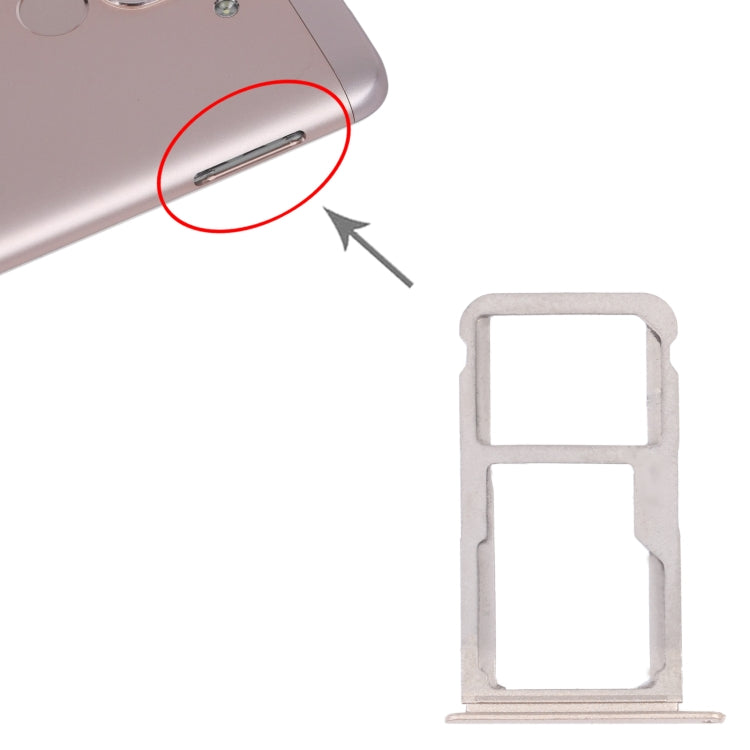 SIM Card Tray + SIM Card Tray / Micro SD Card Tray for Honor Play 6, For Honor Play 6