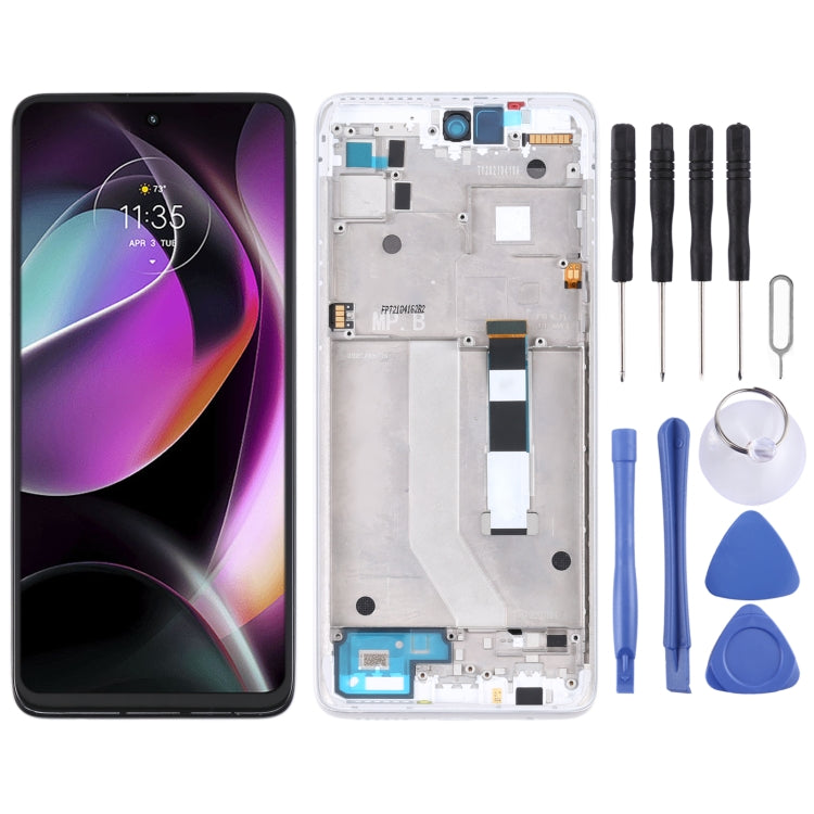 LCD Screen and Digitizer Full Assembly with Frame for Motorola Moto G 5G, For Motorola Moto G 5G(Purple), For Motorola Moto G 5G
