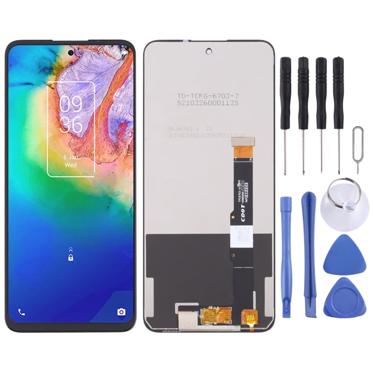 LCD Screen and Digitizer Full Assembly For TCL 20 5G T781 T781K T781H, For TCL 20 5G (TFT)