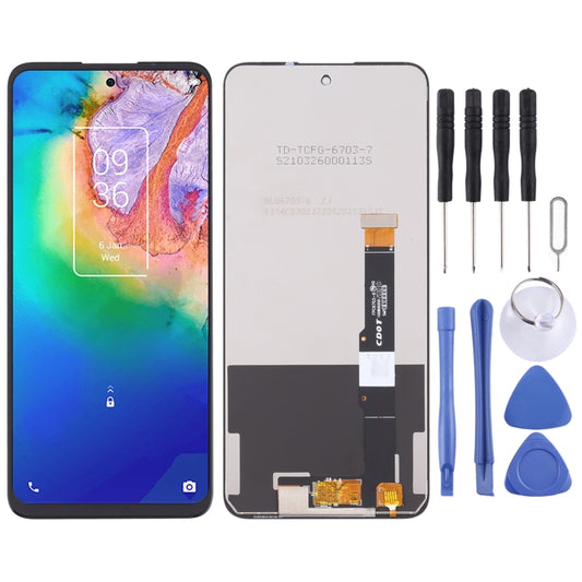 LCD Screen and Digitizer Full Assembly For TCL 20 5G T781 T781K T781H, For TCL 20 5G (TFT)