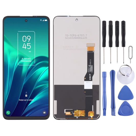 LCD Screen and Digitizer Full Assembly For TCL 20L / 20L+/ 20 Lite T774H T774B T775H T775B, For TCL 20L / 20L+/ 20 Lite (TFT)