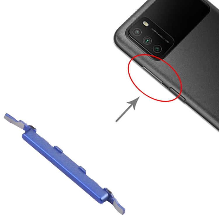 Volume Control Button for Xiaomi Poco M3 M2010J19CG M2010J19CI, For Xiaomi Poco M3
