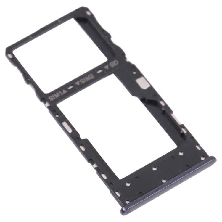 SIM Card Tray + SIM Card Tray / Micro SD Card Tray for TCL 10 5G T790Y T790H, For TCL 10 5G
