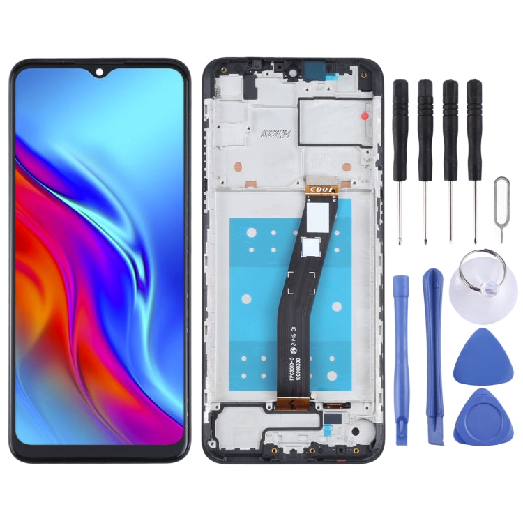 LCD Screen and Digitizer Full Assembly with Frame for TCL 20Y/20E, For TCL 20Y