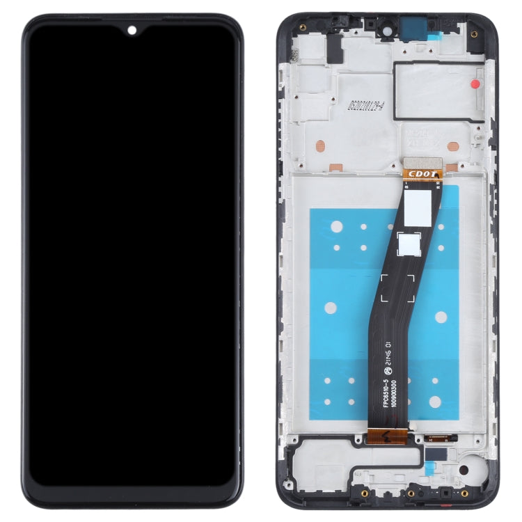LCD Screen and Digitizer Full Assembly with Frame for TCL 20Y/20E, For TCL 20Y