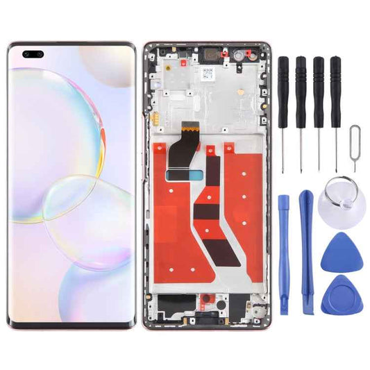 Original LCD Screen and Digitizer Full Assembly with Frame for Honor 50 Pro