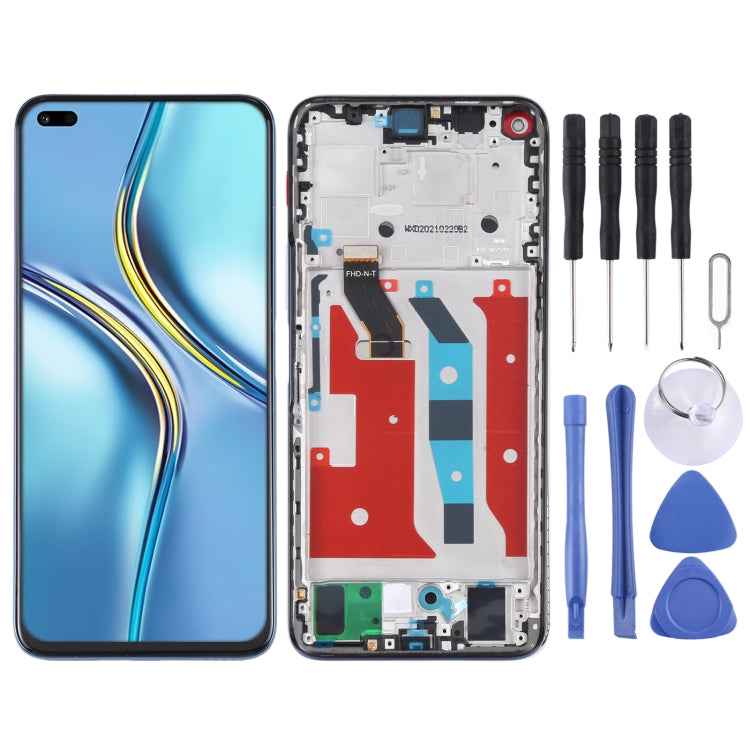 Original LCD Screen and Digitizer Full Assembly with Frame for Honor X20