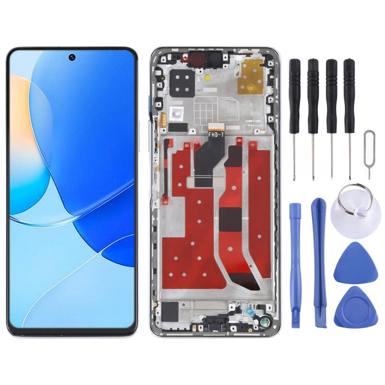 Original LCD Screen and Digitizer Full Assembly with Frame for Huawei Nova 9 SE
