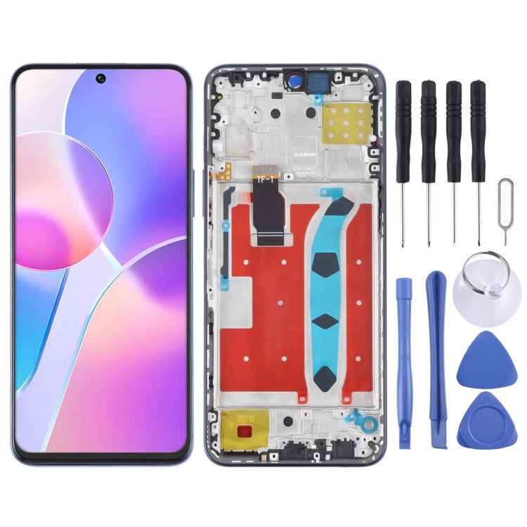 Original LCD Screen and Digitizer Full Assembly with Frame for Honor X30i