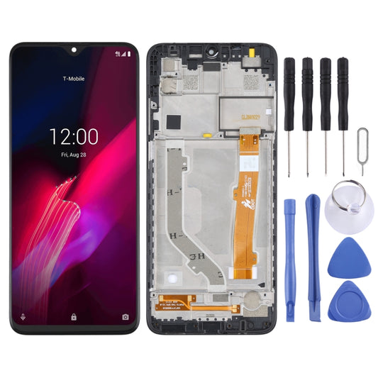 LCD Screen and Digitizer Full Assembly with Frame For T-Mobile Revvl 4+ 5062 506W 5062Z, For T-Mobile Revvl 4+ 5062(with Frame)