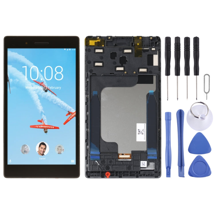 Original LCD Screen For Lenovo Tab 7 Essential TB-7304X TB-7304F TB-7304i TB-7304 Digitizer Full Assembly with Frame, For Lenovo Tab 7 Essential