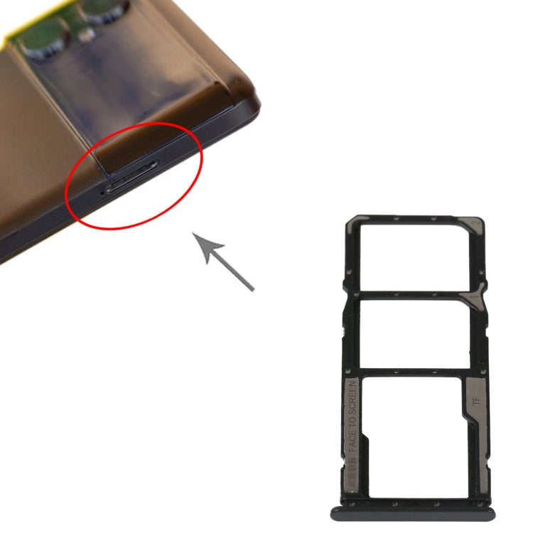 SIM Card Tray + SIM Card Tray + Micro SD Card Tray For Xiaomi Poco M4 5G/Poco M4 5G India/Redmi Note 11R, For Xiaomi Poco M4 5G/Poco M4 5G