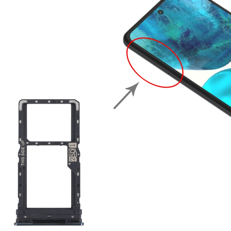 For Motorola Moto G52 SIM Card Tray + SIM / Micro SD Card Tray, For Motorola Moto G52