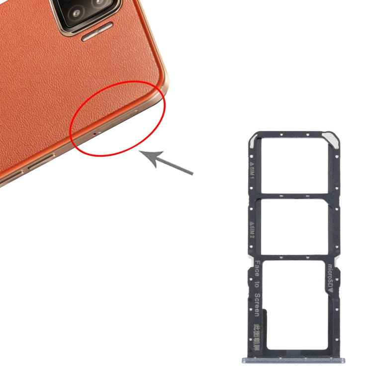 For OPPO A73 4G / F17 / A93 4G / A73 5G SIM Card Tray + SIM Card Tray + Micro SD Card Tray