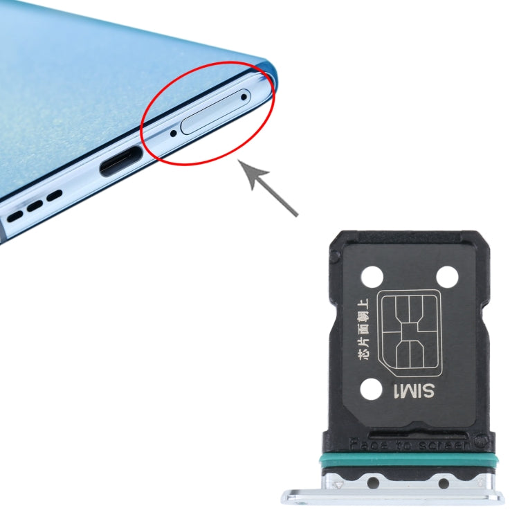 For OPPO Reno6 Pro+ 5G SIM Card Tray + SIM Card Tray