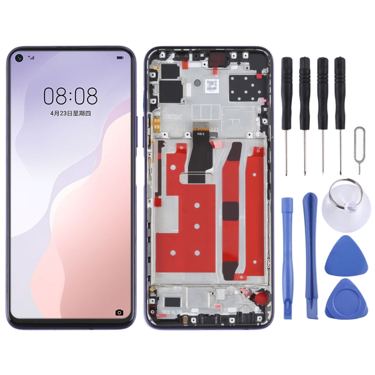 Original LCD Screen For Huawei Nova 7 SE / Honor 30S Digitizer Full Assembly with Frame, For Huawei Nova 7 SE / Honor 30S