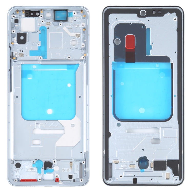 For vivo iQOO 7 Original Front Housing LCD Frame Bezel Plate, For vivo iQOO 7 (Blue), For vivo iQOO 7 (Silver)