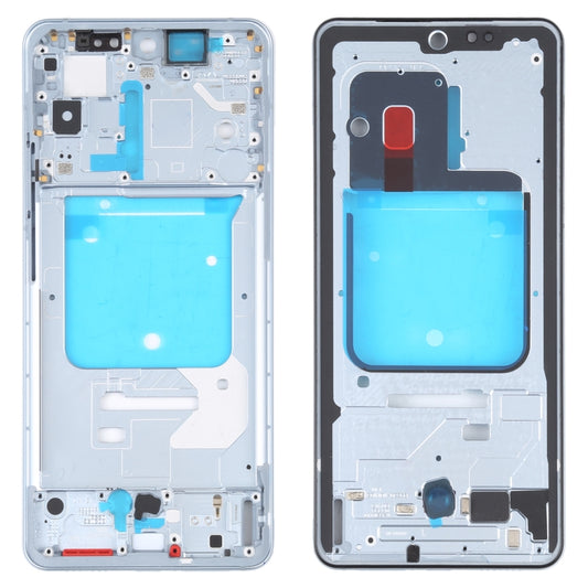 For vivo iQOO 7 Original Front Housing LCD Frame Bezel Plate, For vivo iQOO 7 (Blue), For vivo iQOO 7 (Silver)