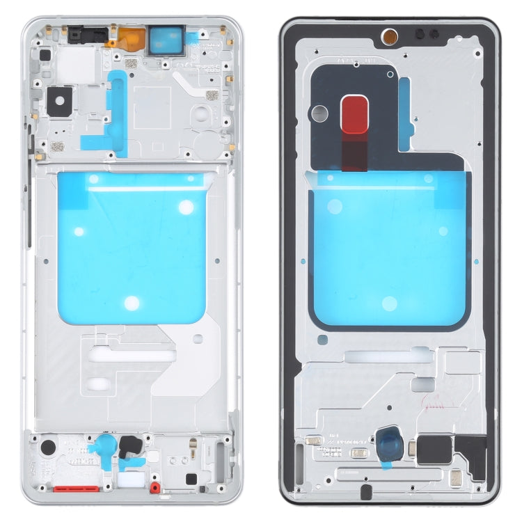 For vivo iQOO 7 Original Front Housing LCD Frame Bezel Plate, For vivo iQOO 7 (Blue), For vivo iQOO 7 (Silver)