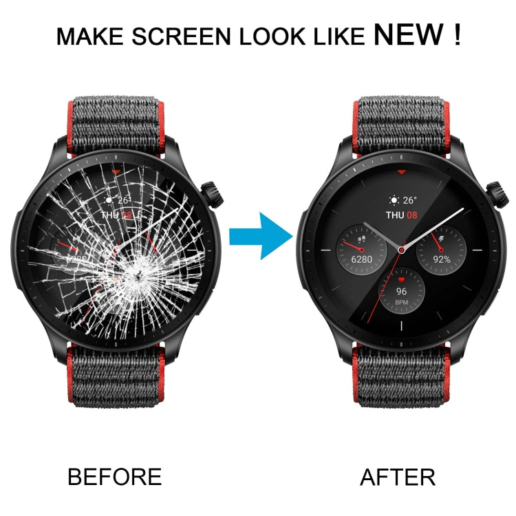 Original LCD Screen For Amazfit GTR 4 Digitizer Full Assembly With Frame