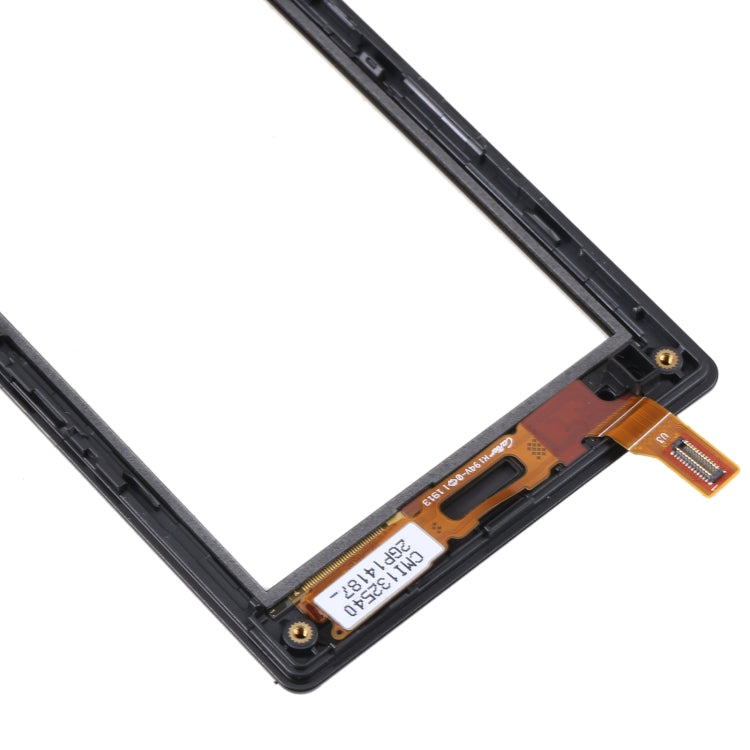 Original Touch Panel with Frame For Sony Xperia Sola MT27i, For Sony Xperia Sola MT27i(with Frame)