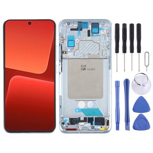 AMOLED Original LCD Screen For Xiaomi 13 Digitizer Full Assembly with Frame