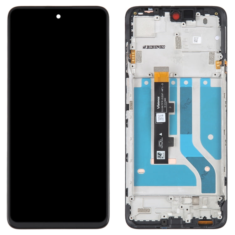 Original OLED LCD Screen For Motorola Edge 20 Fusion / Edge 20 Lite Digitizer Full Assembly with Frame, For Motorola Edge 20 Fusion / Edge 20 Lite
