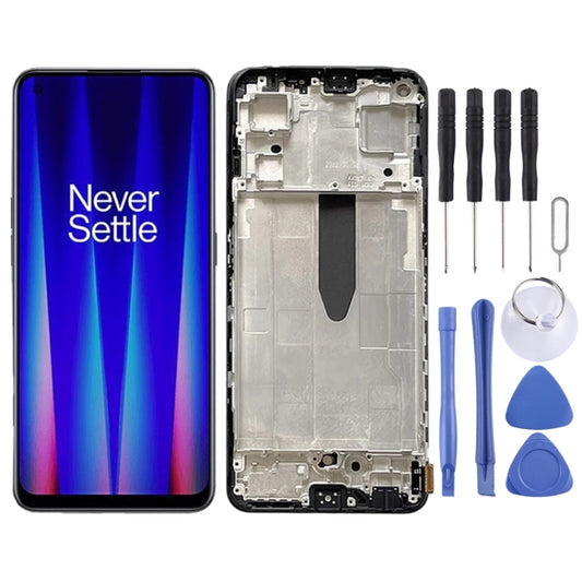 LCD Screen for OnePlus Nord CE 2 5G IV2201 Digitizer Full Assembly with Frame, For OnePlus Nord CE 2 5G