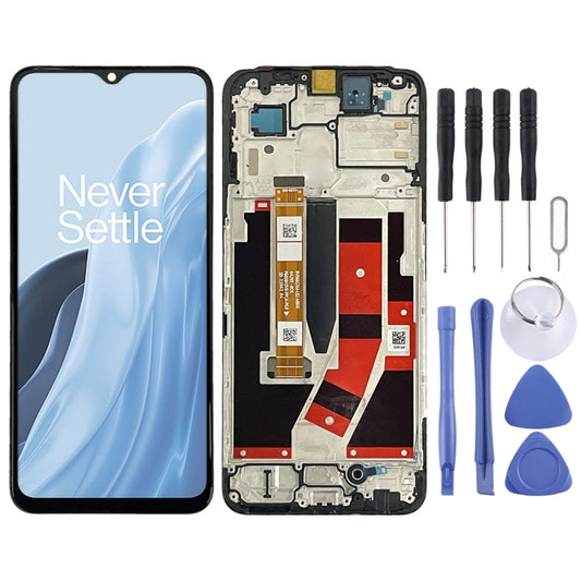 IPS LCD Screen for OnePlus Nord N300 Digitizer Full Assembly with Frame, For OnePlus Nord N300