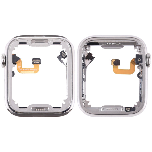 For Apple Watch Series 6 44mm Stainless Steel Middle Frame Bezel Plate with Loudspeaker / Power / Rotating Shaft Flex Cable, Series 6 44mm