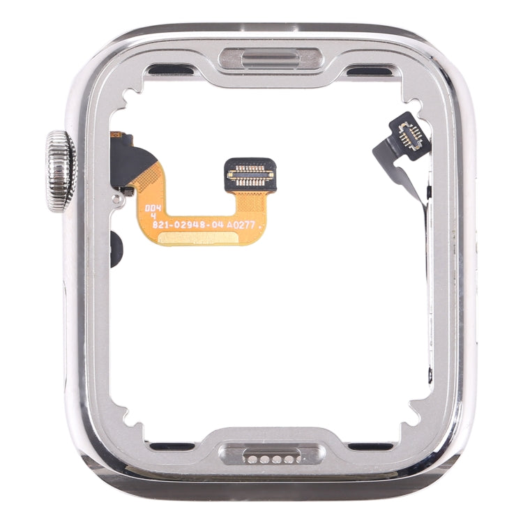 For Apple Watch Series 6 44mm Stainless Steel Middle Frame Bezel Plate with Loudspeaker / Power / Rotating Shaft Flex Cable, Series 6 44mm
