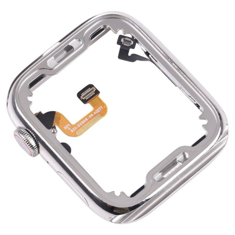 For Apple Watch Series 6 44mm Stainless Steel Middle Frame Bezel Plate with Loudspeaker / Power / Rotating Shaft Flex Cable, Series 6 44mm